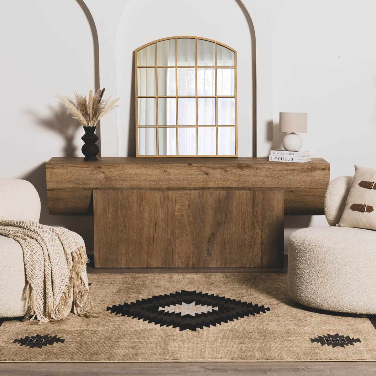 Buckhaven Brown Aztec Carpet