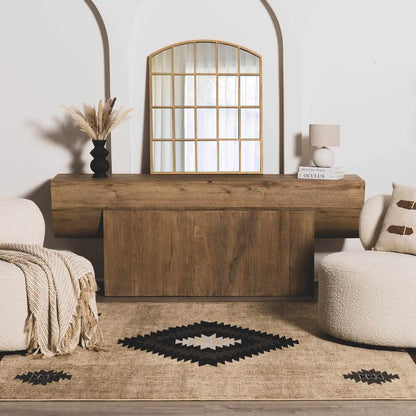 Buckhaven Brown Aztec Carpet