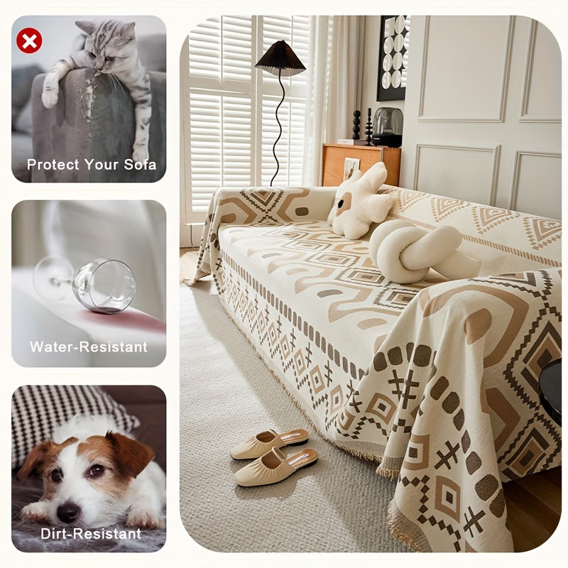 Premium Chaise Lounge Couch Cover – Waterproof & Extra Large Protection Cover Sofa Cover 180*300