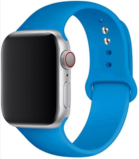 Silicone Strap Apple Watch Bands
